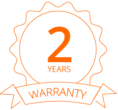 2 Years Warranty